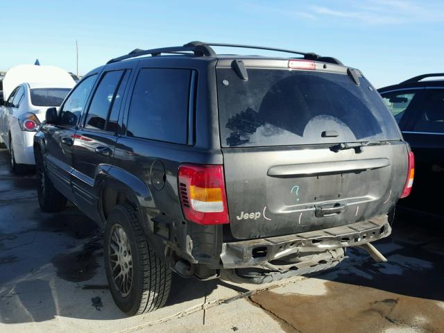 1J4GX58S84C418088 - 2004 JEEP GRAND CHER GRAY photo 3