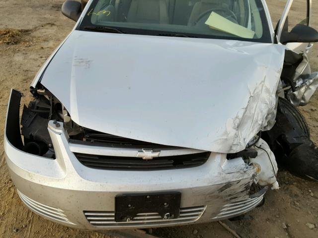 1G1AK55F367731281 - 2006 CHEVROLET COBALT LS SILVER photo 7