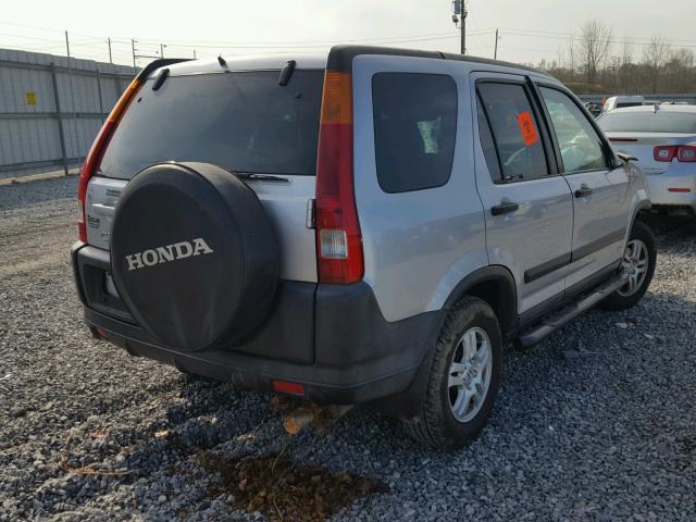 SHSRD78854U252535 - 2004 HONDA CR-V EX SILVER photo 4