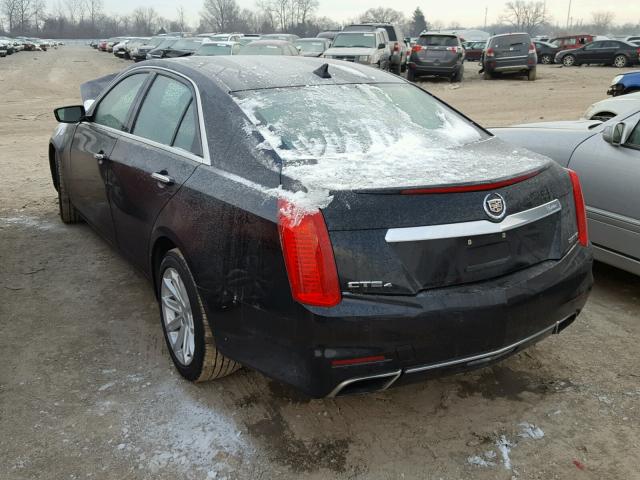 1G6AW5SX8E0121783 - 2014 CADILLAC CTS BLACK photo 3