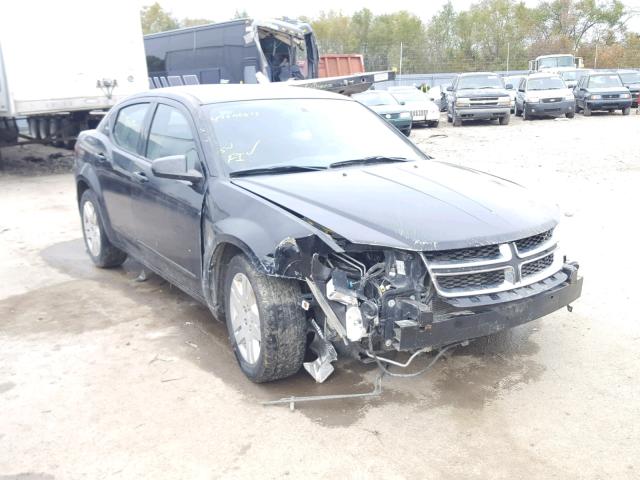 1B3BD4FB5BN545194 - 2011 DODGE AVENGER EX BLACK photo 1