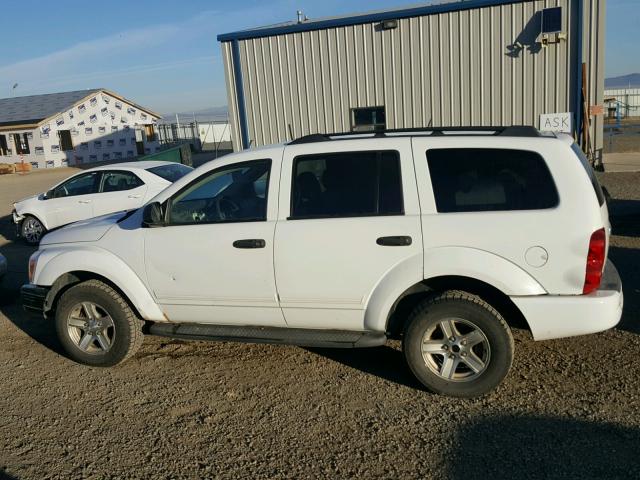 1D4HB48D84F231178 - 2004 DODGE DURANGO SL WHITE photo 9