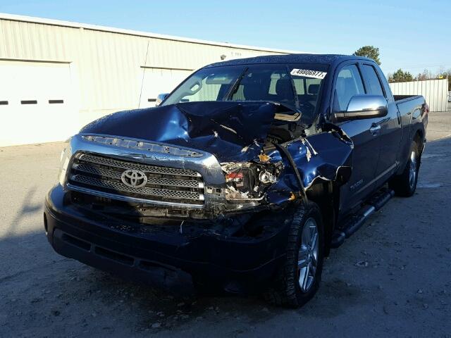 5TBBV58167S462521 - 2007 TOYOTA TUNDRA DOU BLUE photo 2