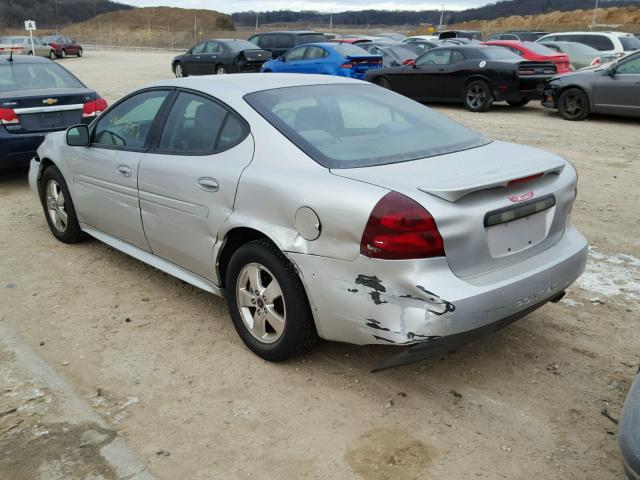 2G2WP522X51222403 - 2005 PONTIAC GRAND PRIX GRAY photo 3