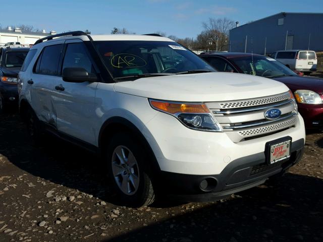 1FMHK8B87BGA53959 - 2011 FORD EXPLORER WHITE photo 1