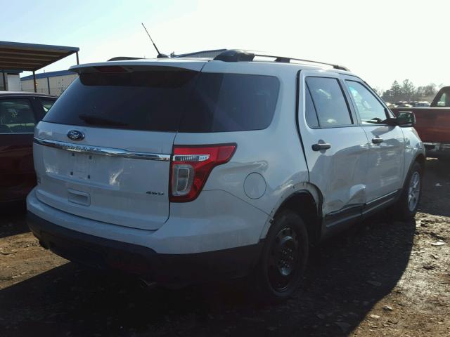 1FMHK8B87BGA53959 - 2011 FORD EXPLORER WHITE photo 4