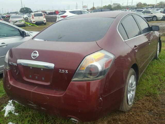 1N4AL2AP4CN515843 - 2012 NISSAN ALTIMA BAS BURGUNDY photo 4