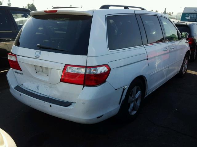 5FNRL38466B421755 - 2006 HONDA ODYSSEY EX WHITE photo 4