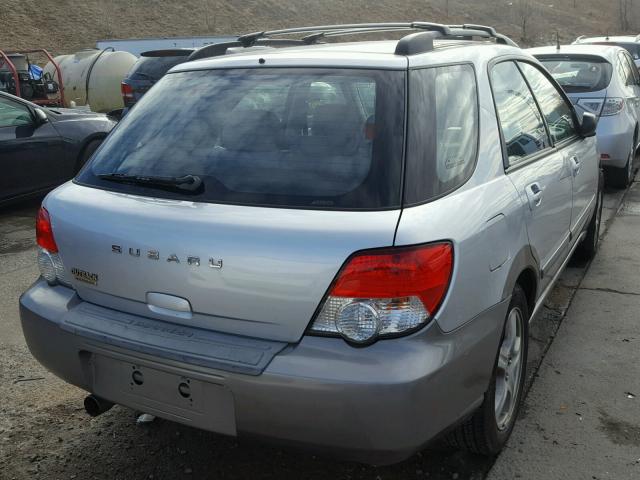 JF1GG68564H806774 - 2004 SUBARU IMPREZA OU SILVER photo 4