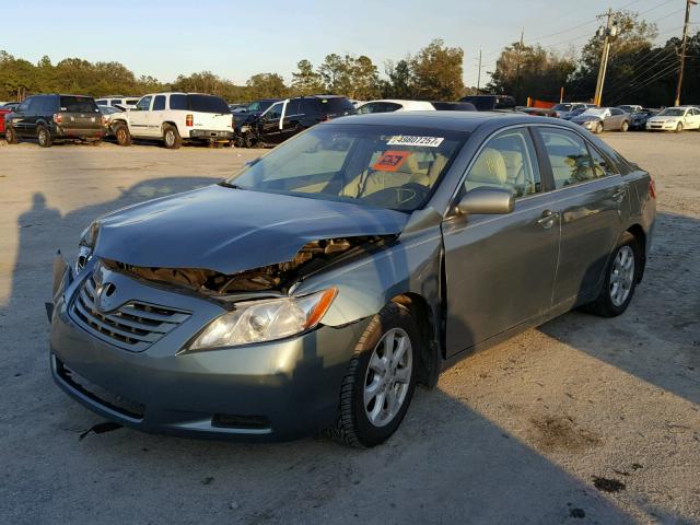 4T1BE46K59U889440 - 2009 TOYOTA CAMRY BASE GREEN photo 2