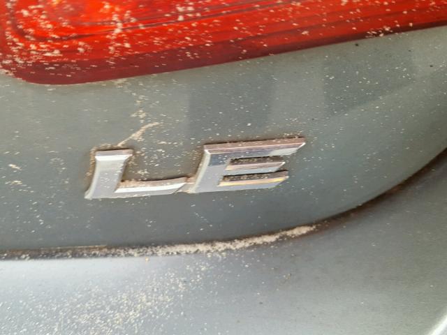 4T1BE46K59U889440 - 2009 TOYOTA CAMRY BASE GREEN photo 9