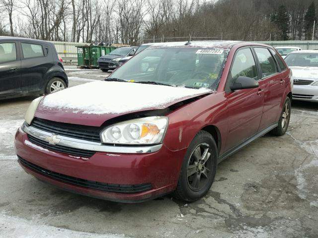 1G1ZT648X5F129247 - 2005 CHEVROLET MALIBU MAX MAROON photo 2