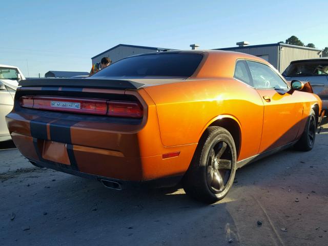 2B3CJ4DG0BH602731 - 2011 DODGE CHALLENGER ORANGE photo 4