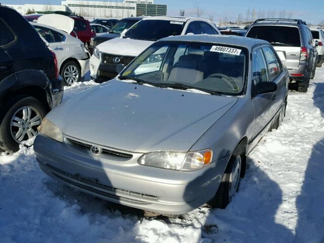 2T1BR12E2YC808381 - 2000 TOYOTA COROLLA VE SILVER photo 2