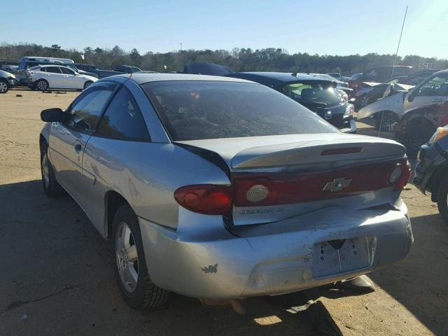 1G1JF12F847136134 - 2004 CHEVROLET CAVALIER L SILVER photo 3