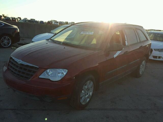 2A8GM48LX7R110040 - 2007 CHRYSLER PACIFICA RED photo 2