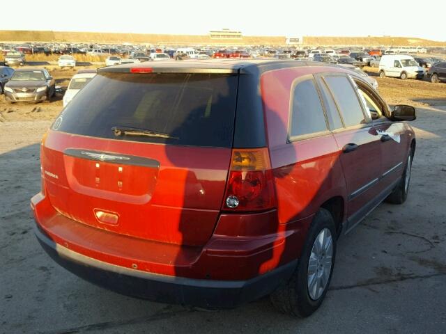 2A8GM48LX7R110040 - 2007 CHRYSLER PACIFICA RED photo 4