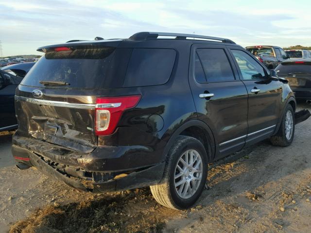 1FM5K8D82EGC50994 - 2014 FORD EXPLORER X BROWN photo 4