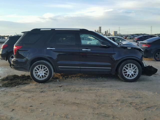 1FM5K8D82EGC50994 - 2014 FORD EXPLORER X BROWN photo 9