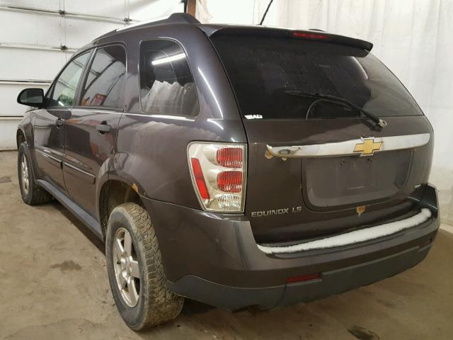 2CNDL23F876047505 - 2007 CHEVROLET EQUINOX LS GRAY photo 3