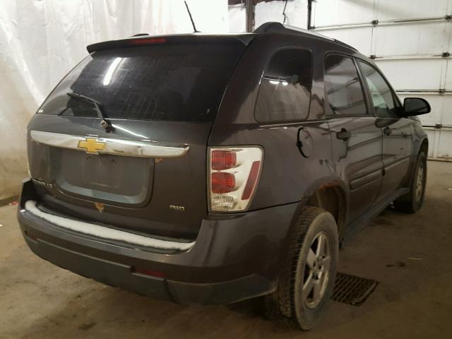 2CNDL23F876047505 - 2007 CHEVROLET EQUINOX LS GRAY photo 4