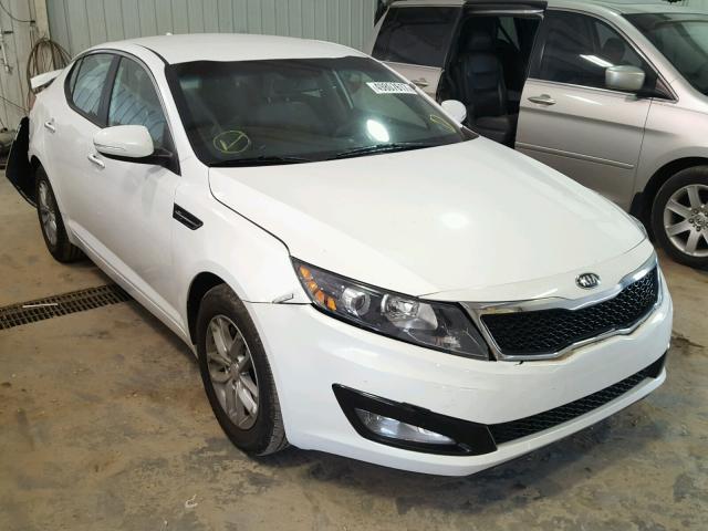 5XXGM4A70DG238456 - 2013 KIA OPTIMA LX WHITE photo 1