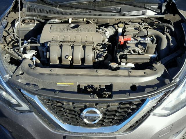 3N1AB7AP1GL659546 - 2016 NISSAN SENTRA S GRAY photo 7