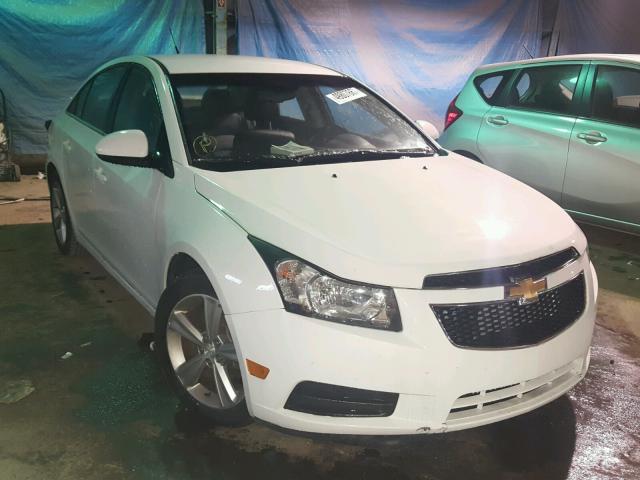 1G1PE5SBXD7303904 - 2013 CHEVROLET CRUZE LT WHITE photo 1