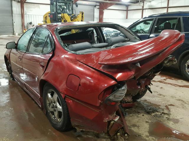 1G2WP52K8YF258295 - 2000 PONTIAC GRAND PRIX MAROON photo 3