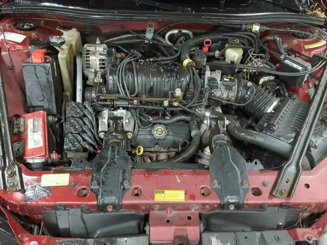 1G2WP52K8YF258295 - 2000 PONTIAC GRAND PRIX MAROON photo 7