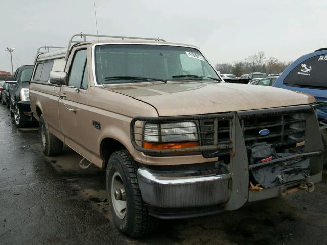 1FTEF14H3TLB33753 - 1996 FORD F150 TAN photo 1