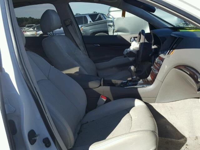 JN1CV6AP7DM713413 - 2013 INFINITI G37 BASE WHITE photo 5
