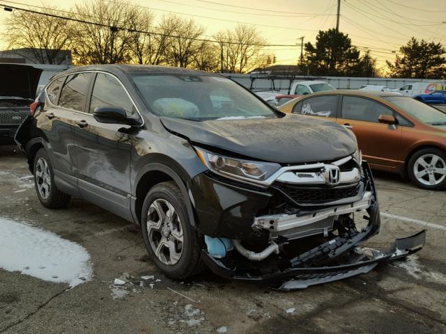 5J6RW2H58HL075017 - 2017 HONDA CR-V EX BLACK photo 1