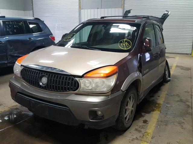 3G5DB03E42S525908 - 2002 BUICK RENDEZVOUS TWO TONE photo 2