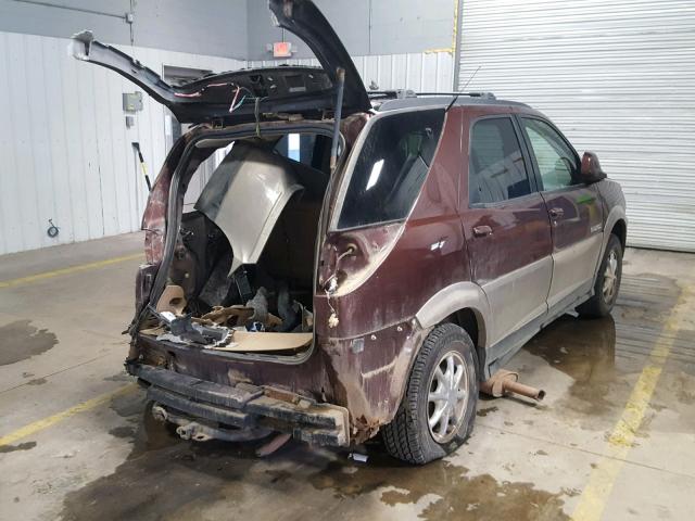 3G5DB03E42S525908 - 2002 BUICK RENDEZVOUS TWO TONE photo 4