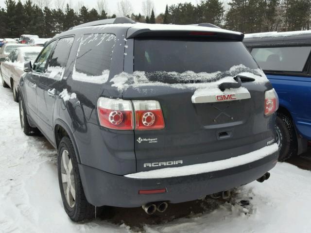 1GKKVRED5CJ234454 - 2012 GMC ACADIA SLT GRAY photo 3