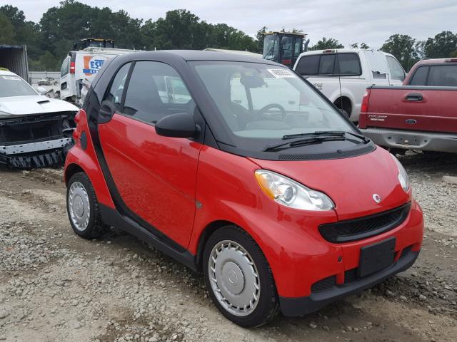 WMEEJ31X49K313832 - 2009 SMART FORTWO PUR RED photo 1