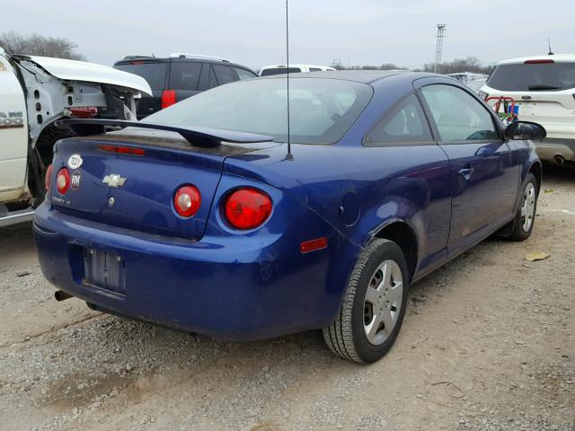 1G1AL15F177358281 - 2007 CHEVROLET COBALT LT BLUE photo 4