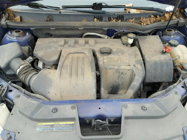 1G1AL15F177358281 - 2007 CHEVROLET COBALT LT BLUE photo 7