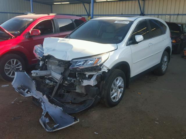 5J6RM4H54GL057405 - 2016 HONDA CR-V EX WHITE photo 2