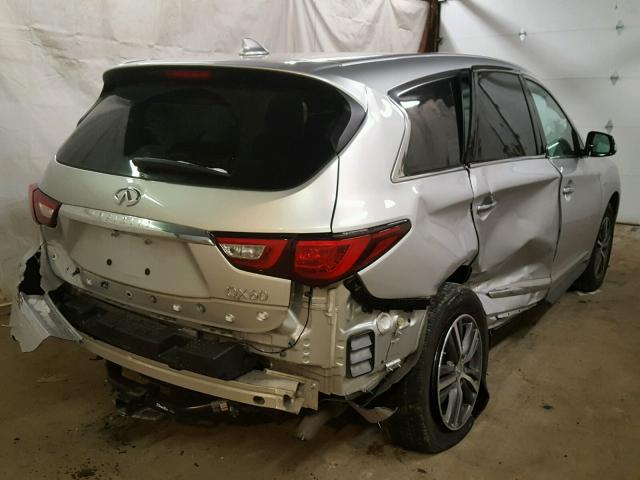 5N1AL0MM0GC517733 - 2016 INFINITI QX60 SILVER photo 4