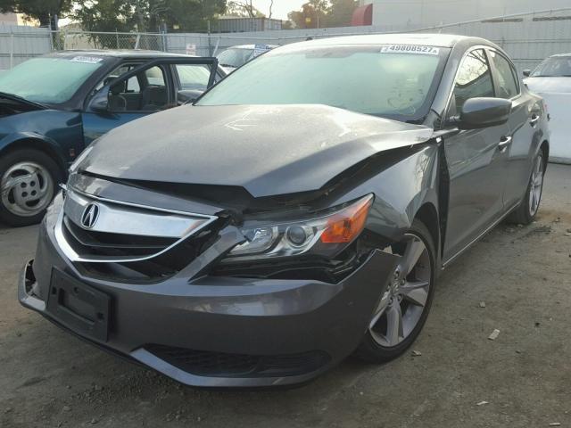 19VDE1F34EE001542 - 2014 ACURA ILX 20 GRAY photo 2