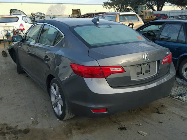 19VDE1F34EE001542 - 2014 ACURA ILX 20 GRAY photo 3