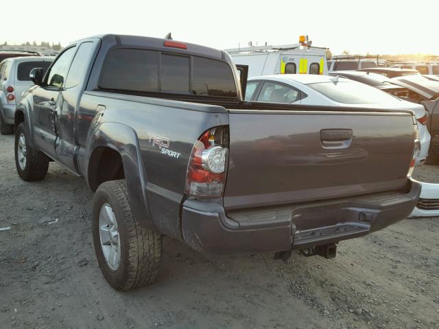 5TFTU4GN0CX021341 - 2012 TOYOTA TACOMA PRE CHARCOAL photo 3