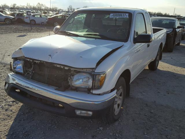 5TEVL52N44Z421230 - 2004 TOYOTA TACOMA XTR WHITE photo 2