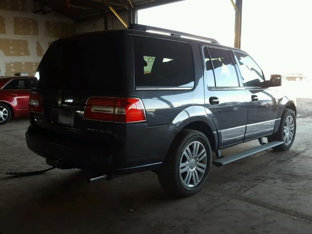 5LMFU27587LJ09495 - 2007 LINCOLN NAVIGATOR Szary zdjęcie 4