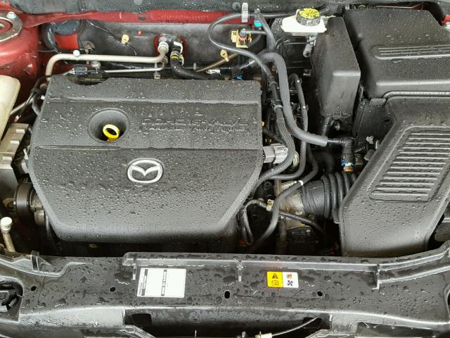 JM1BK32F091189293 - 2009 MAZDA 3 I BURGUNDY photo 7