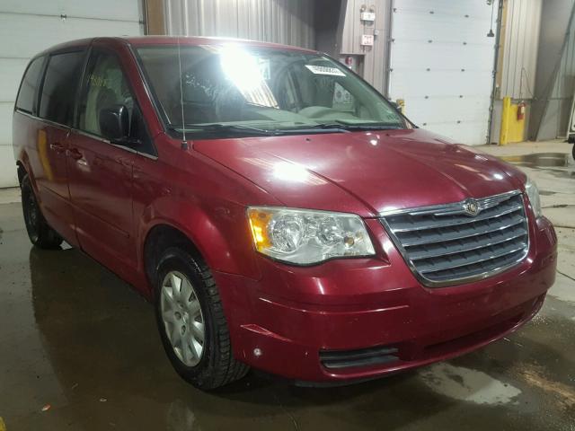 2A8HR44E59R581237 - 2009 CHRYSLER TOWN & COU RED photo 1