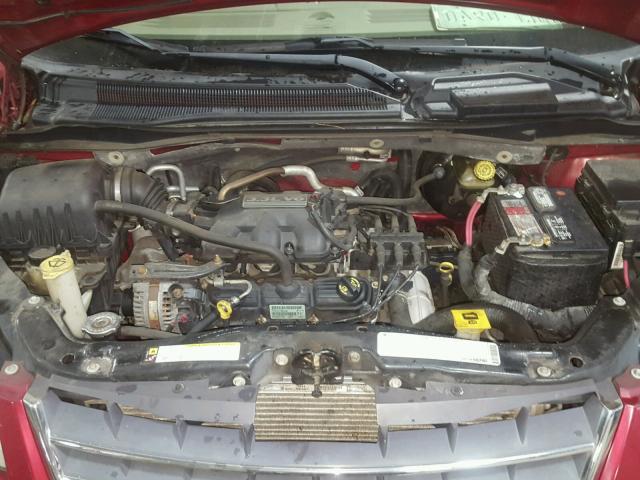 2A8HR44E59R581237 - 2009 CHRYSLER TOWN & COU RED photo 7