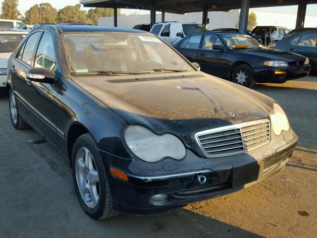 WDBRF64J11F117031 - 2001 MERCEDES-BENZ C 320 BLACK photo 1